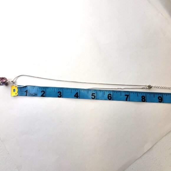 Mini Hexagon Crystal Pendant Necklace - Picture 6 of 16